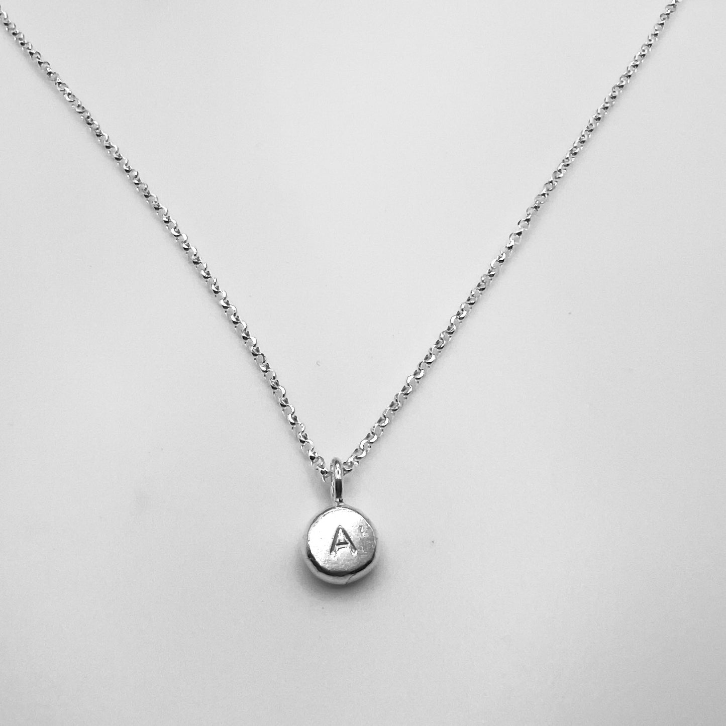 Sterling Silver Initial Necklace