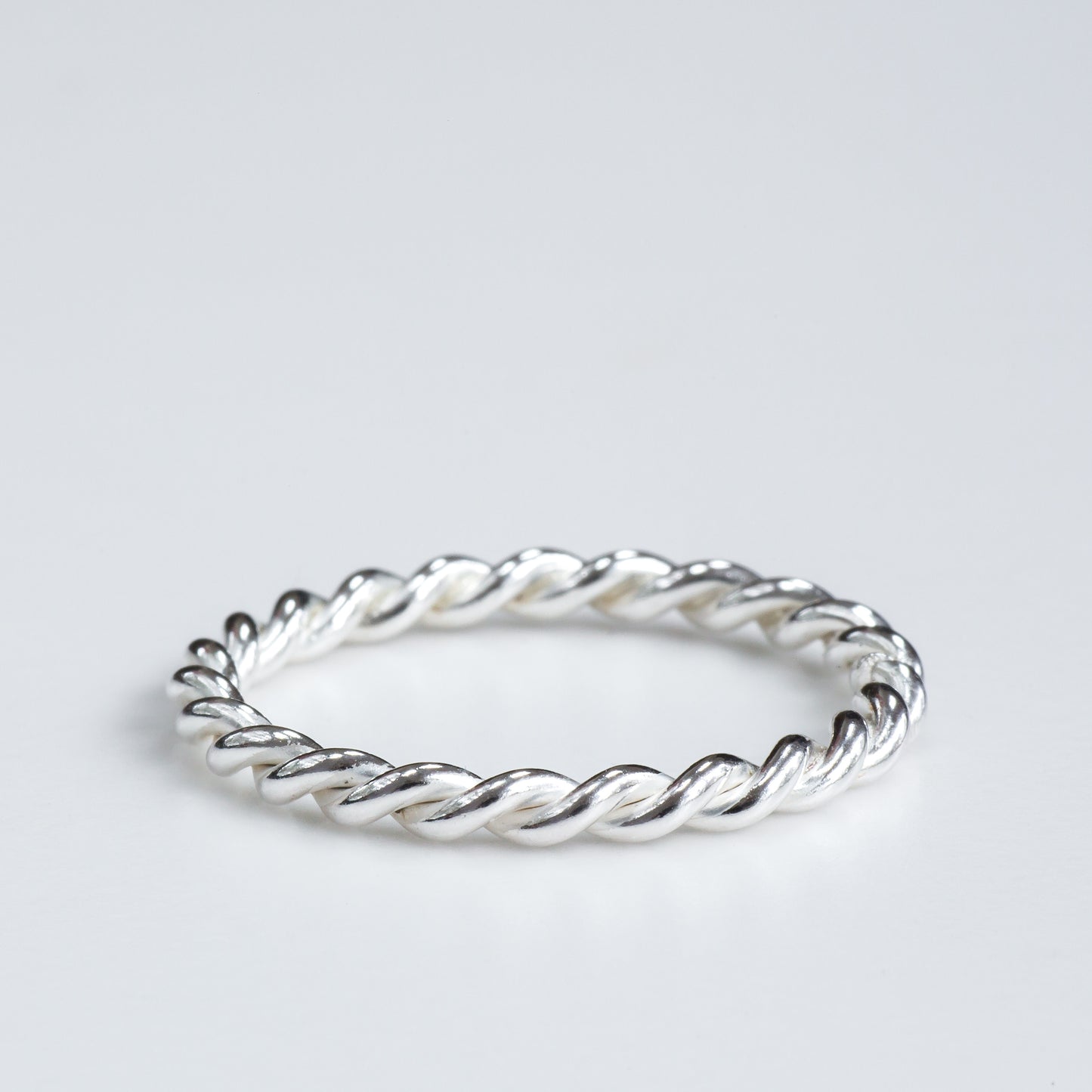 Sterling Silver Twisty Rope Ring